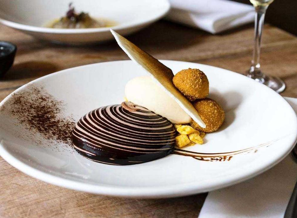 Uchiko milk and cereal dessert