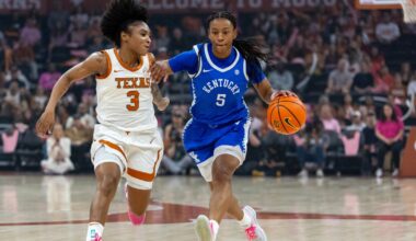 Comeback Bid Falls Short for No. 18 Kentucky on the Road Against No. 4 Texas