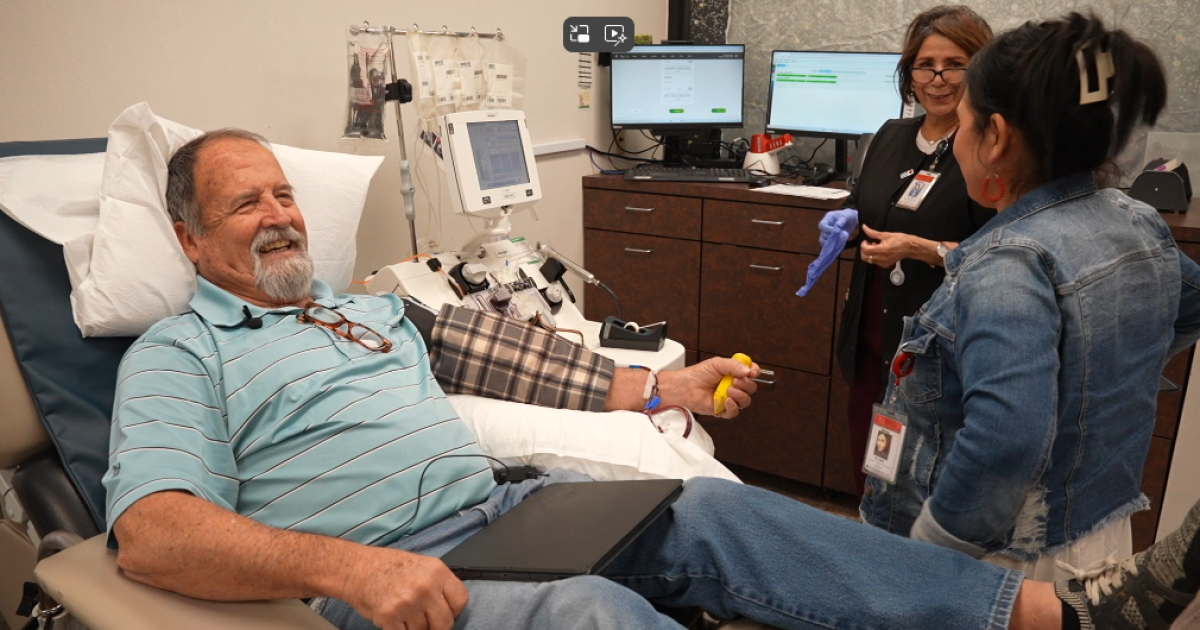 Kingsville blood donor honored for reaching 150-gallon milestone