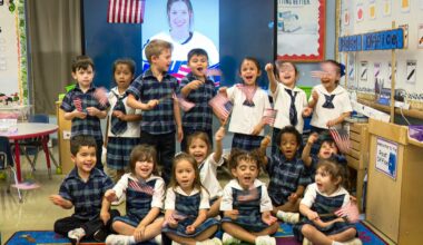 Corpus Christi school cheers former student as she skates for Olympic gold