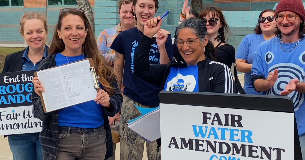 Who pays when water runs low?