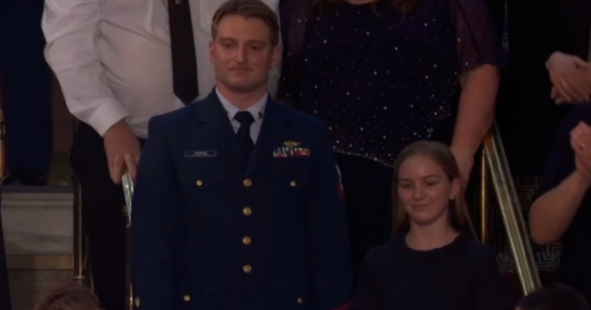 Trump honors Coast Guard hero who rescued dozens of girls during flooding