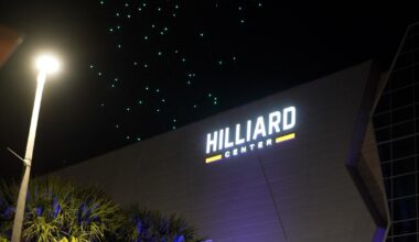 Hilliard Center officially debuts with lighting ceremony