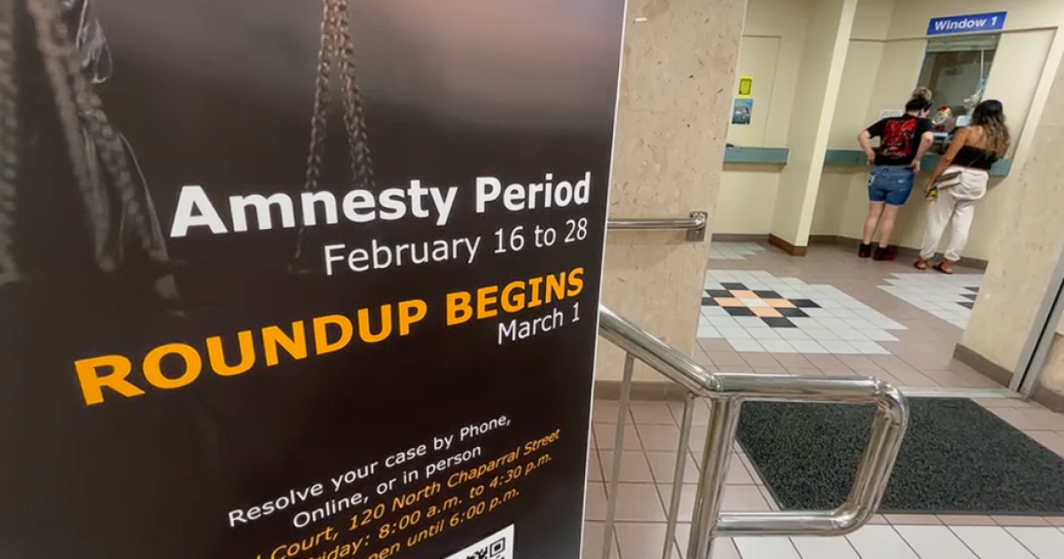 Warrant roundup amnesty period begins