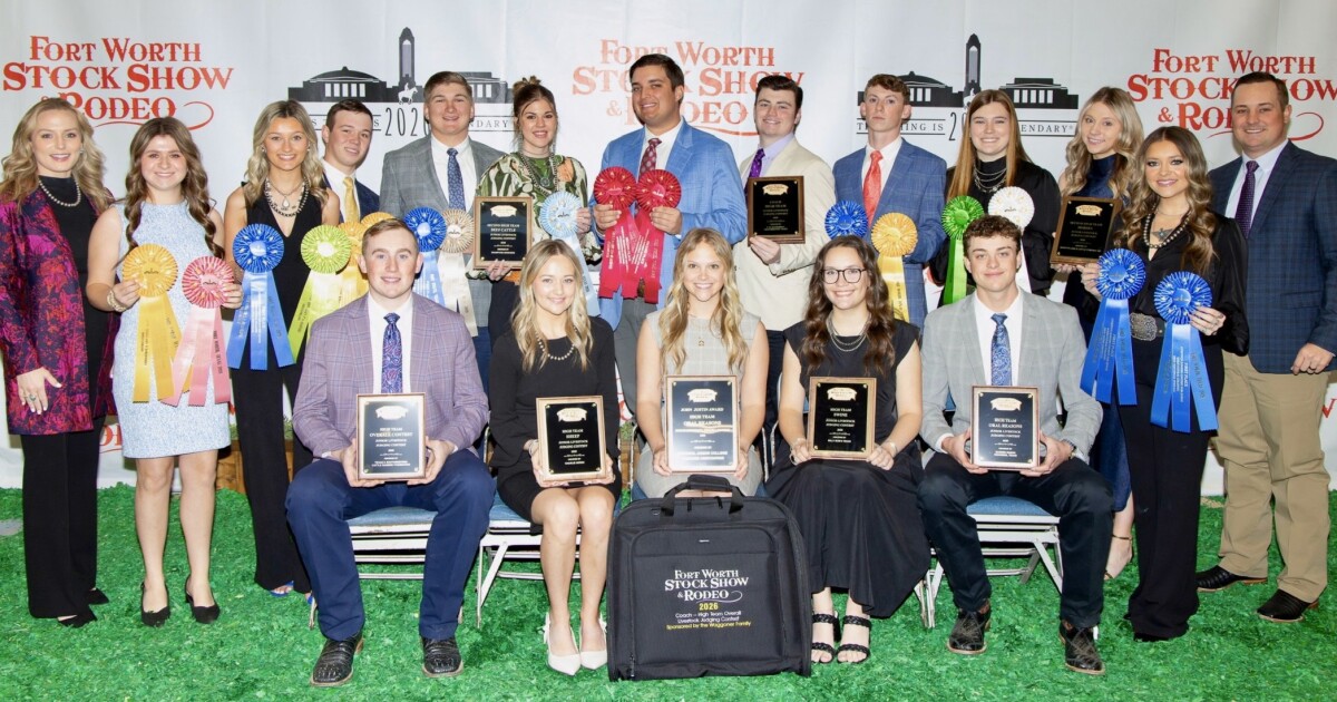 Blinn College livestock judging team wins Fort Worth Stock Show competition