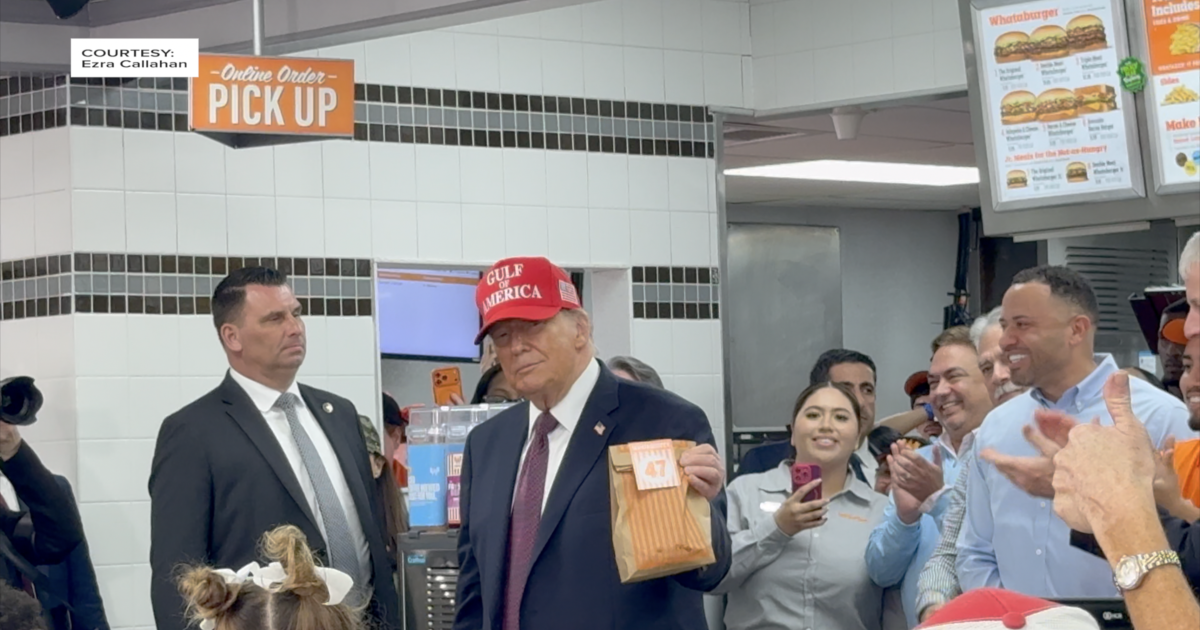 President Trump visits Westside Whataburger in Corpus Christi