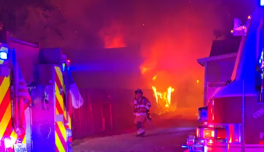 Westside house fire sends two to the hospital