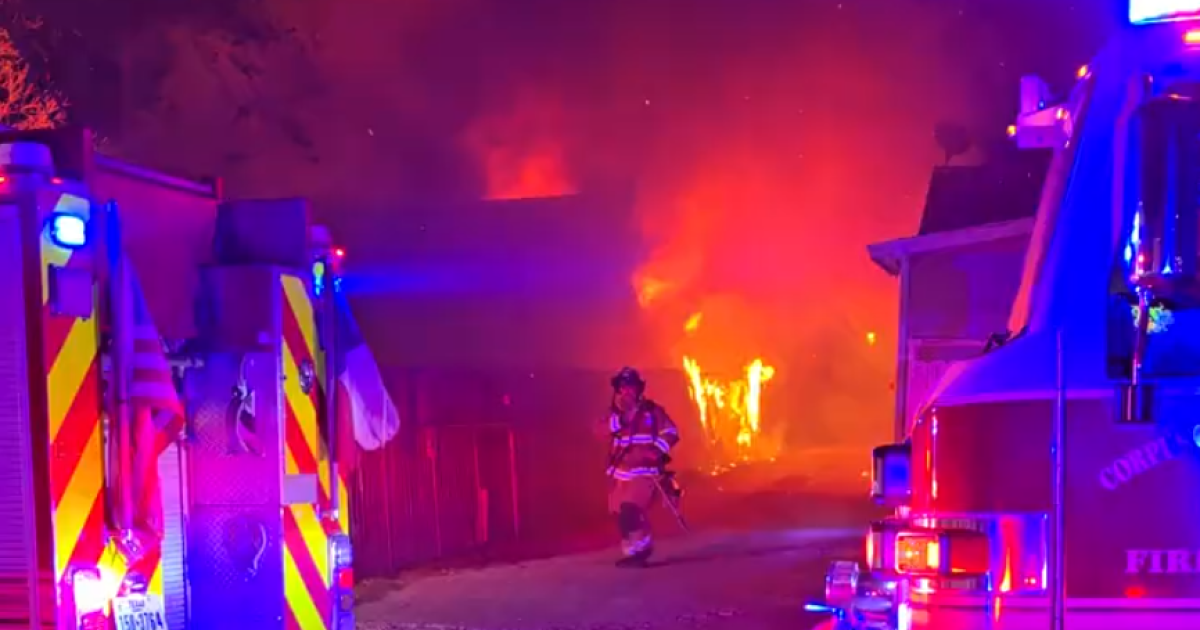 Westside house fire sends two to the hospital