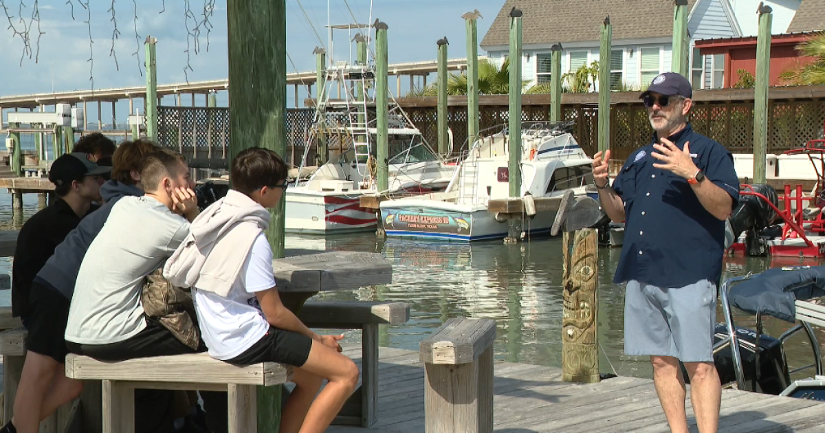 Flour Bluff ISD students trade classroom for boats