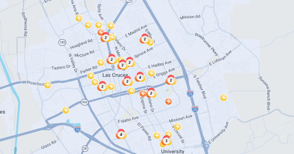 Thousands in Las Cruces/El Paso without power