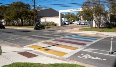 Austin paints over 2 rainbow crosswalks after safety study ends