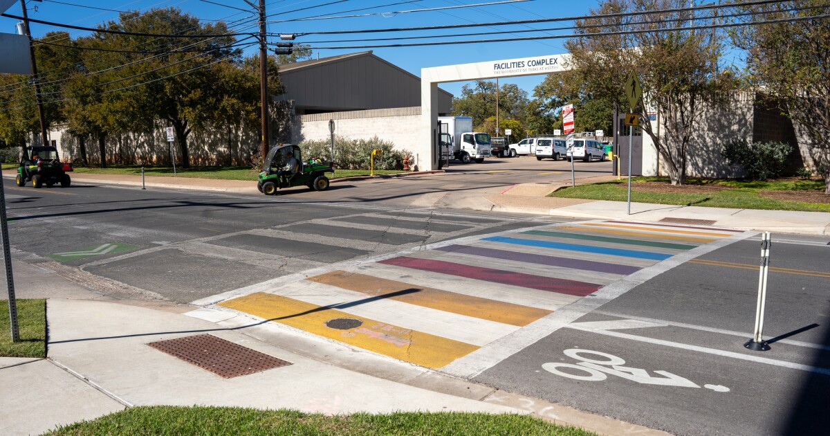 Austin paints over 2 rainbow crosswalks after safety study ends