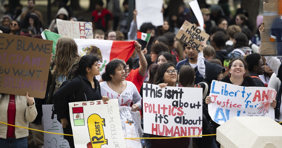 Paxton demands information from AISD after student walkout