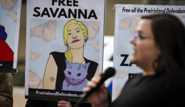 Family, friends of Prairieland defendants show support outside Fort Worth courthouse ahead of trial