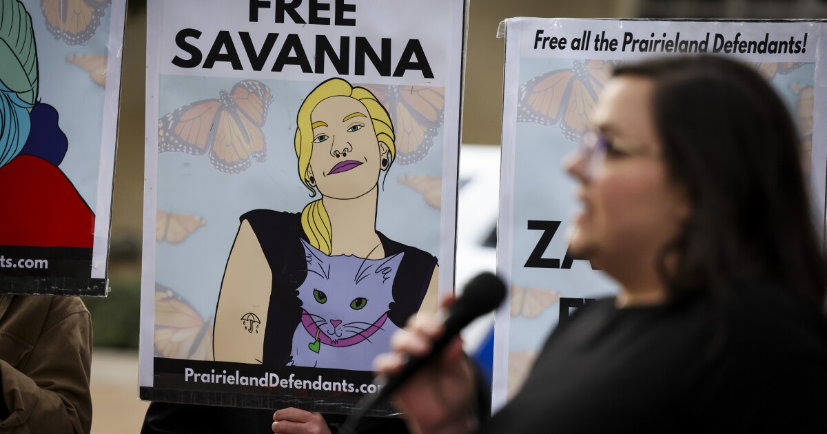 Family, friends of Prairieland defendants show support outside Fort Worth courthouse ahead of trial