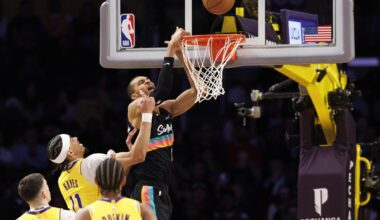 Lakers, missing their entire starting lineup, can't handle Victor Wembanyama and the Spurs