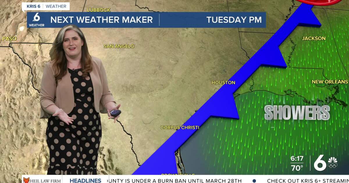The first week of February brings warmer temps to the Coastal Bend