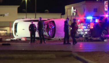 High-speed chase hits 110 mph before ending in rollover crash; 4 in custody