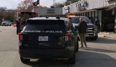 Houston crash: Vehicle crashes into business at Weslayan Plaza