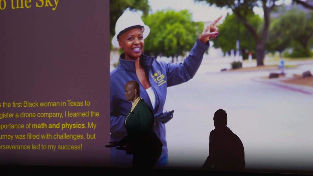 Barrier-breaking drone CEO inspires Dallas students – NBC 5 Dallas-Fort Worth