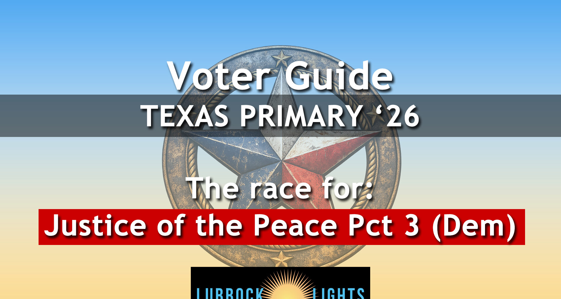 Candidate Q&A: Democratic Justice of the Peace, Precinct 3