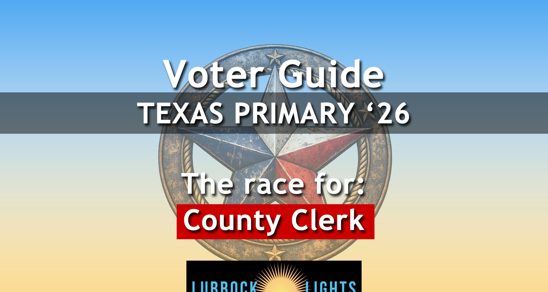 Candidate Q&A: Republican Lubbock County clerk