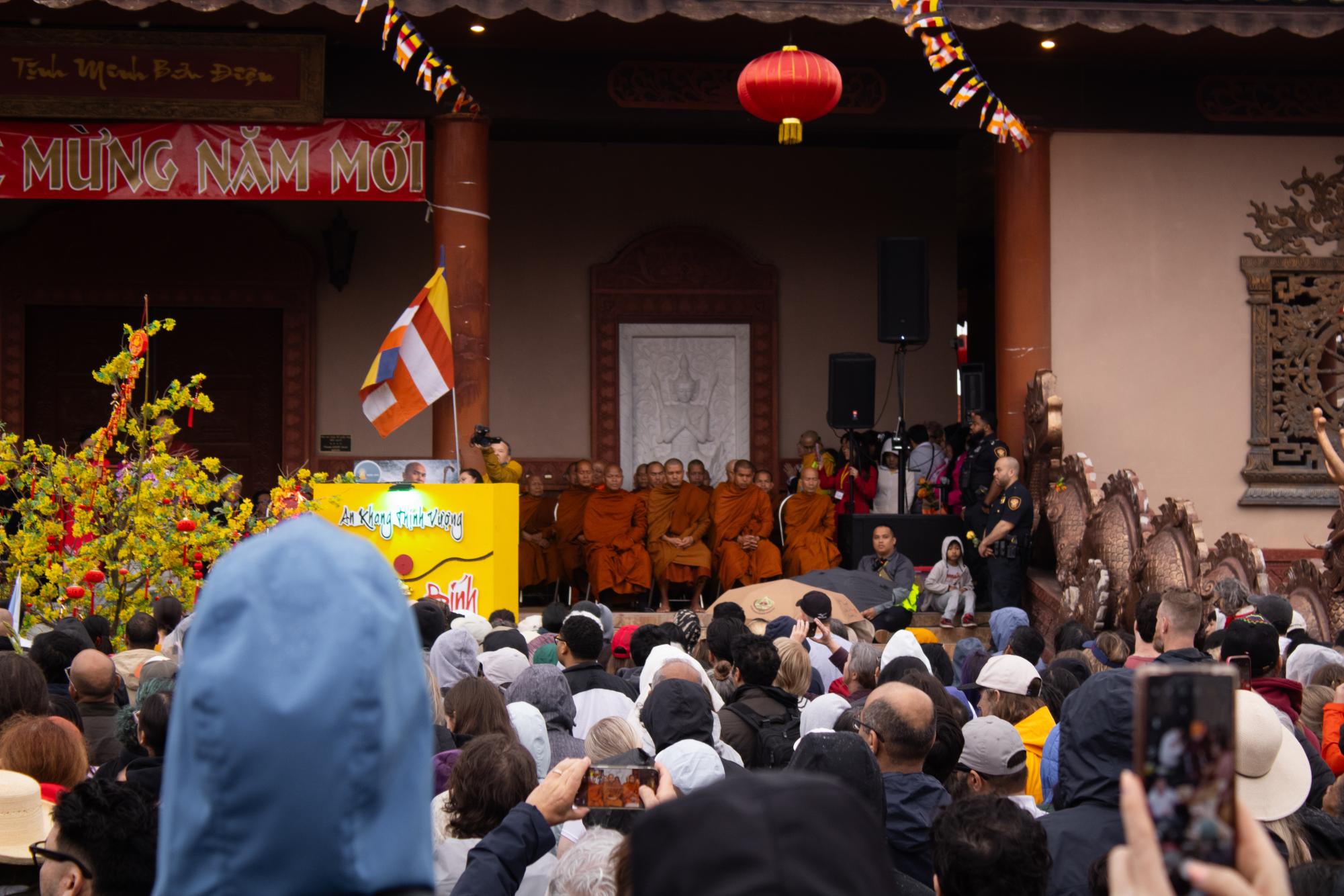 Buddhist monks return to Southeast Fort Worth after 2,300 mile ‘Walk for Peace’