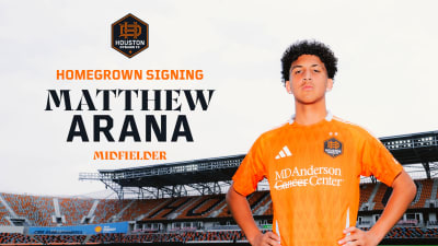 Houston Dynamo FC sign Houston native midfielder Matthew Arana as Homegrown Player