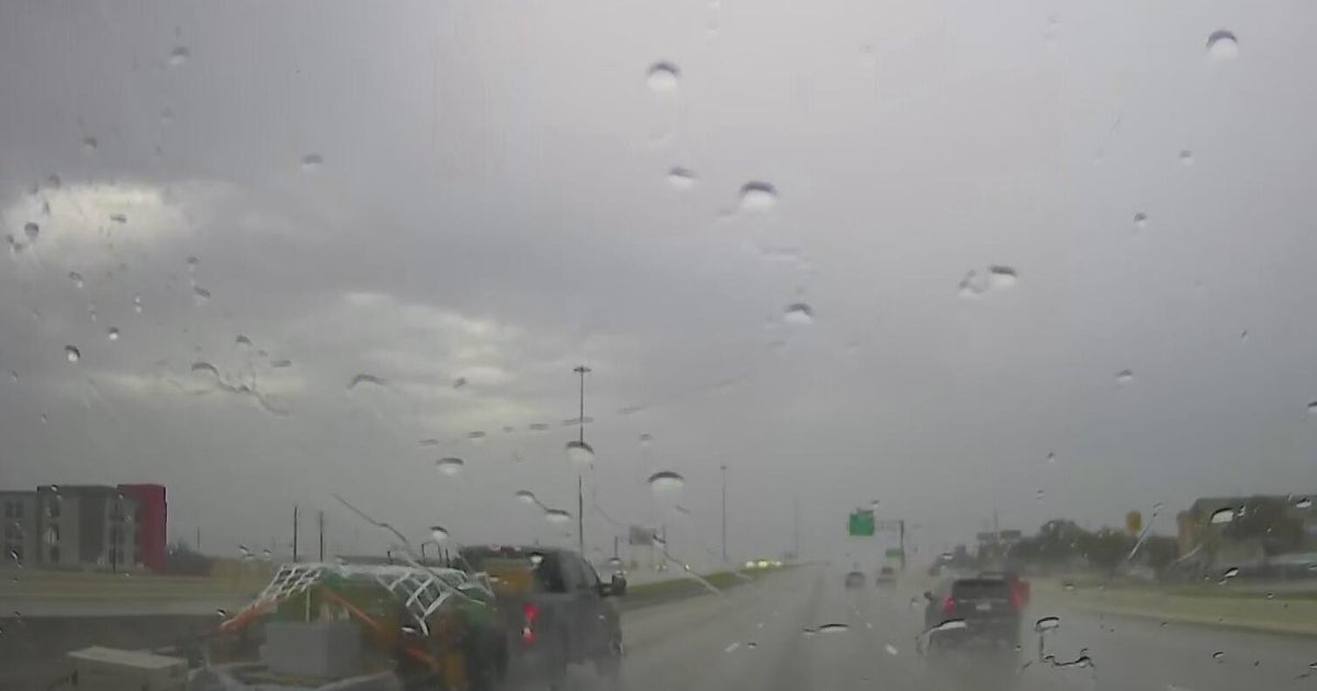 Heavy rain creates slick road conditions across North Texas