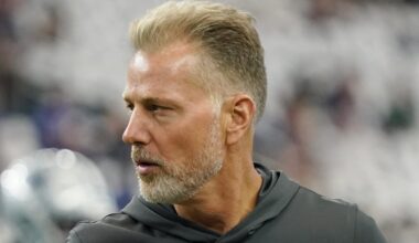 Dallas Cowboys defensive coordinator Matt Eberflus