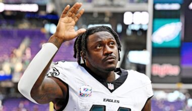 Philadelphia Eagles wide receiver A.J. Brown