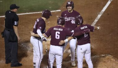 Clayton Freshcorn Shines As Texas A&M Evens Series Over Oklahoma Sooners