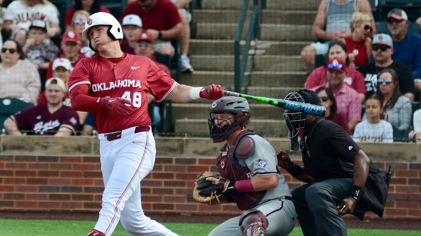 Oklahoma's Bats Go Cold as Sooners Drop Game 2 Against Texas A&M