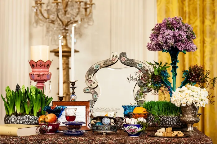 Nowruz haft-sin White House 2023 Persian New Year Iranian