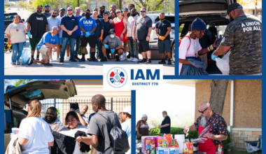 IAM Union District 776 Members Join Together to Support Unhoused Fort Worth Community