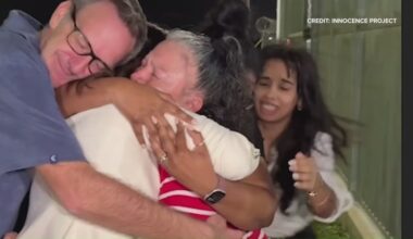 Carmen Mejia at home after being freed from jail following exoneration