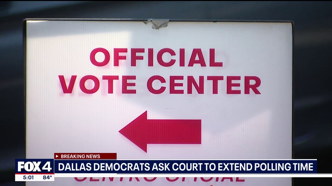 Dallas Democrats ask court to extend polling hours
