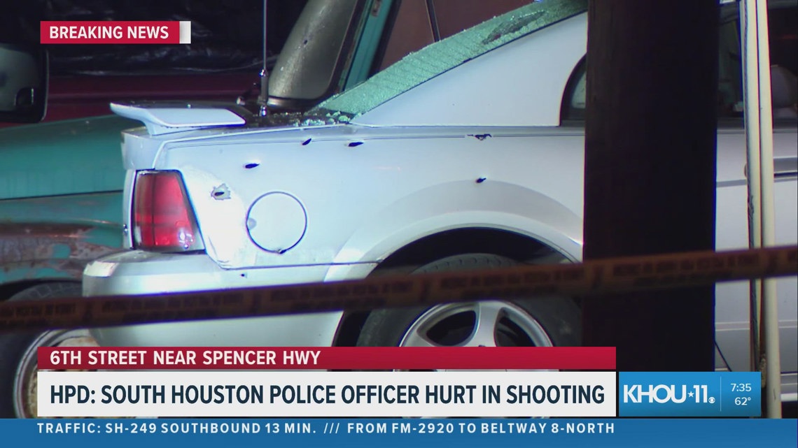 Breaking: Officer critically injured in South Houston shooting, suspect dead, police say
