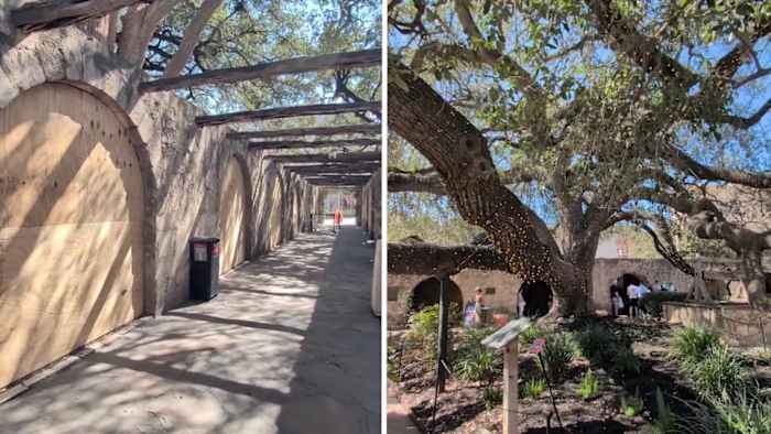 Visitors to The Alamo can step inside the historic site for free