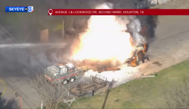 4 people injured in truck fire at scrap yard in Second Ward, according to Houston Fire Department