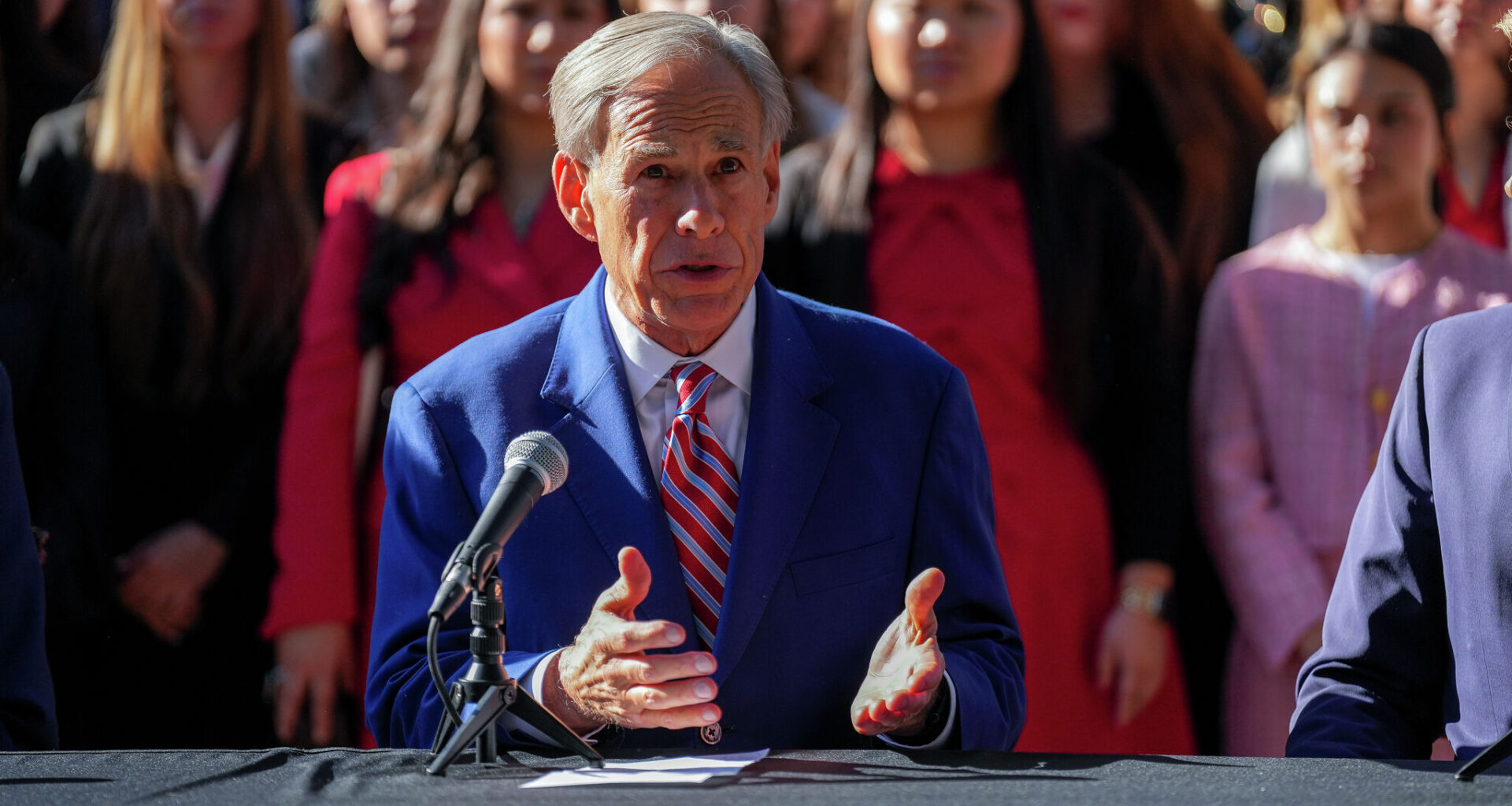 Who is running against Greg Abbott in 2026?