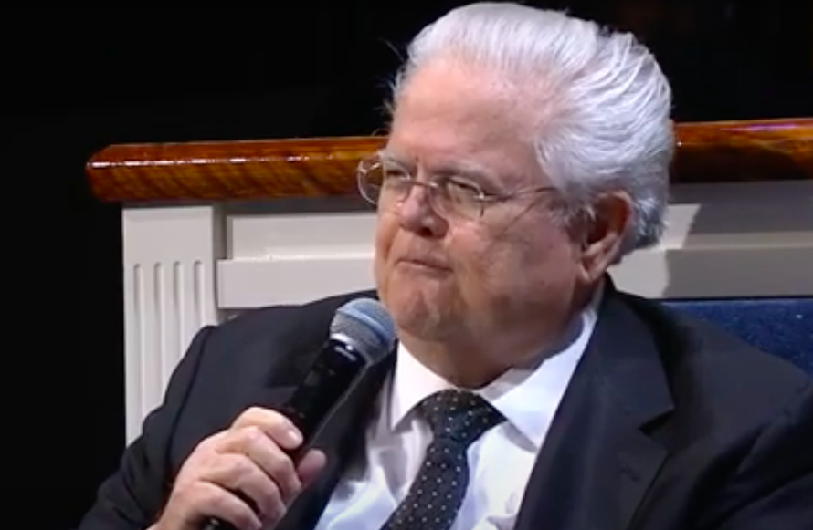 John Cornyn attends Pastor John Hagee's 'End of Days' sermon to drum up last-minute support