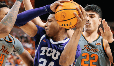 TCU Horned Frogs Xavier Edmonds NCAAM