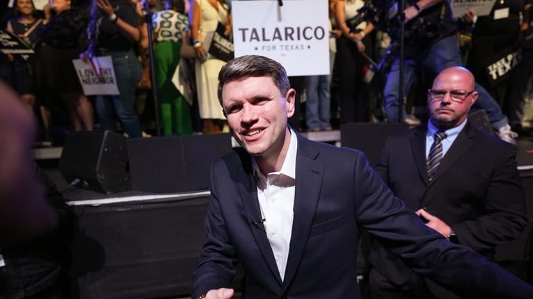 Texas state Rep. James Talarico, D-Austin, a Democratic candidate for...
