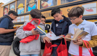 Fiesta book drive to fill buses with thousands of books for SAISD students