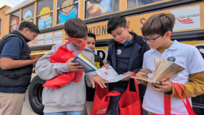 Fiesta book drive to fill buses with thousands of books for SAISD students