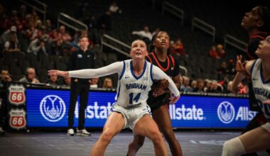 BYU women weather Houston's attack, pull away for first-round Big 12 win