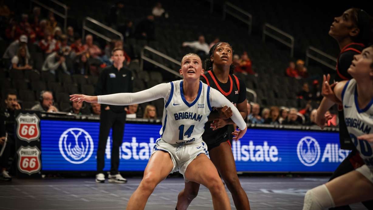 BYU women weather Houston's attack, pull away for first-round Big 12 win