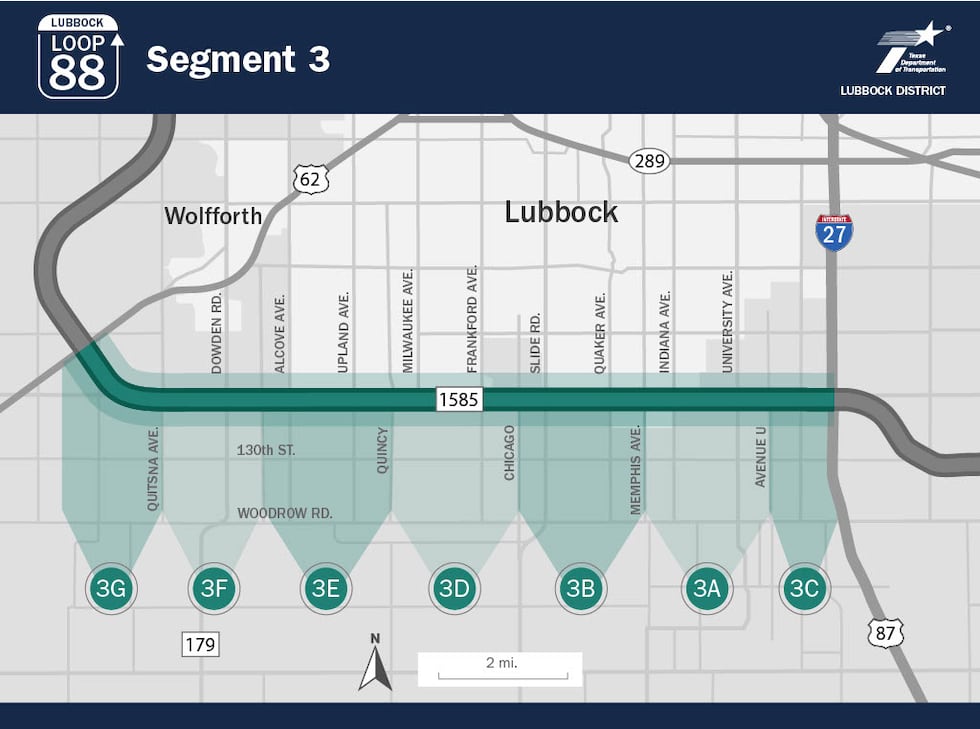 Sections 3A and 3B stretch from Avenue U to Chicago Avenue