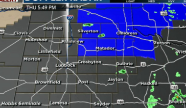 Tornado watch northeast of Lubbock